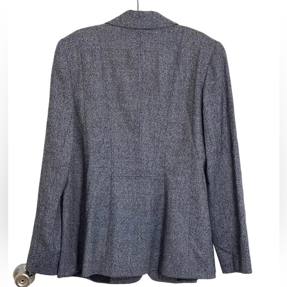 NWT Linda Allard Ellen Tracy 10% wool blazer. Size 16 color- graphite - Picture 5 of 9